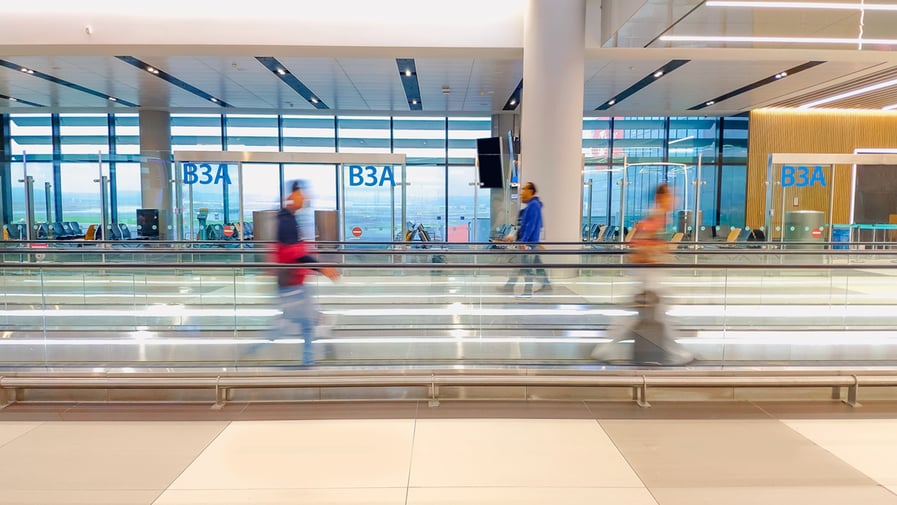 busy airport
