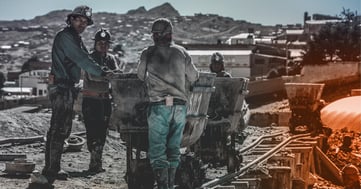 Miners in Peru