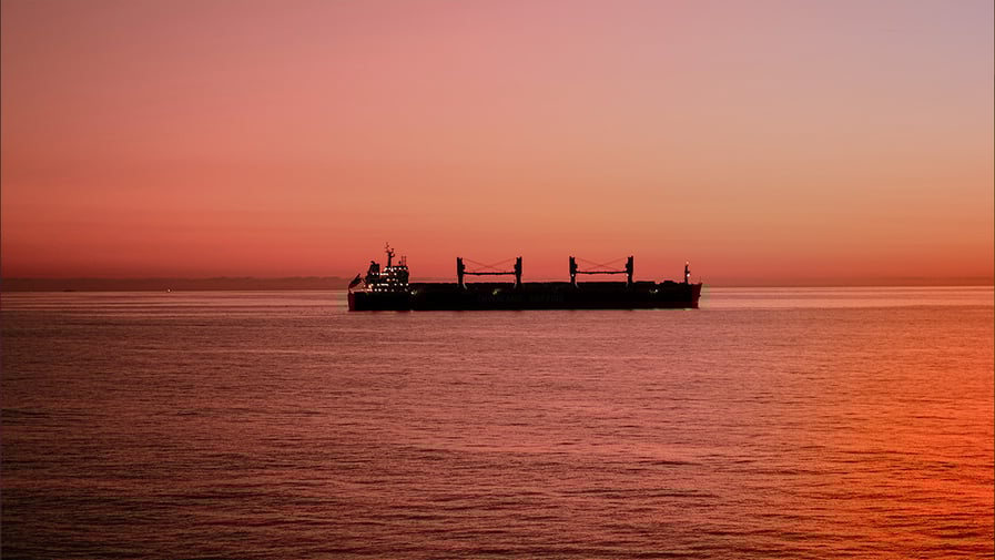 Oil tanker ship