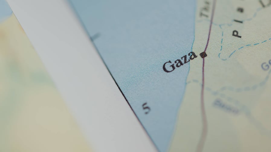 Map of Gaza