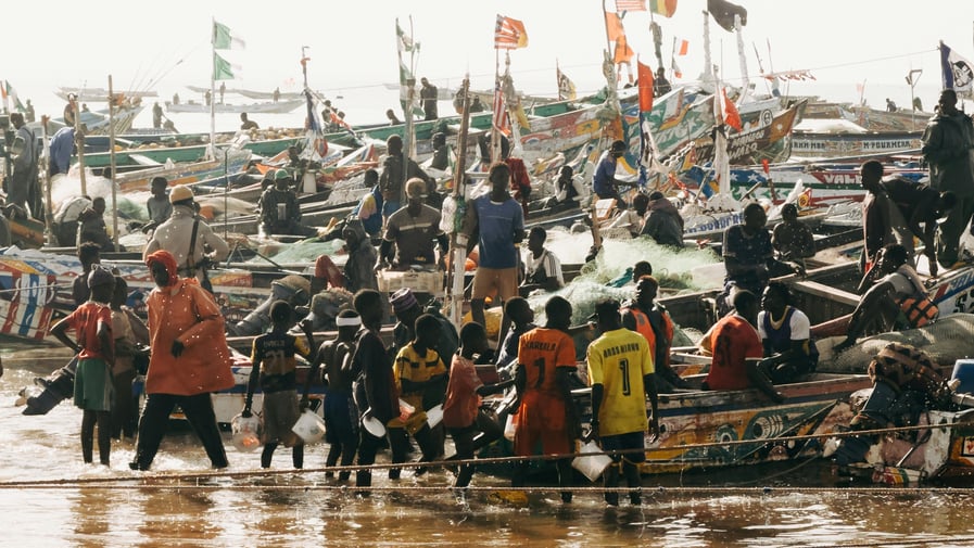 Mbour Senegal Fishing Harbour