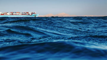 Cargo ship on the red sea HAMAS offensive