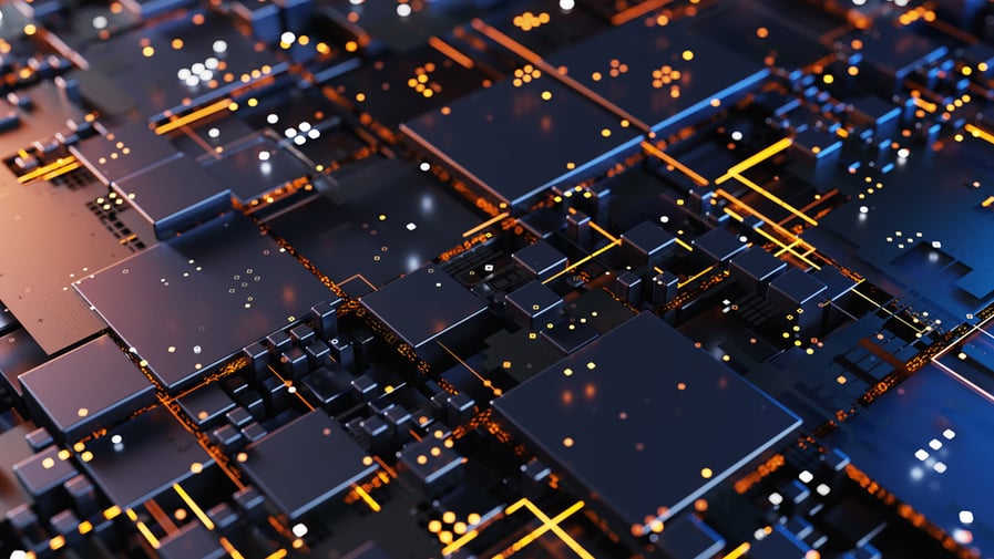 Digital tech background