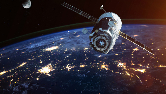 satellite in space