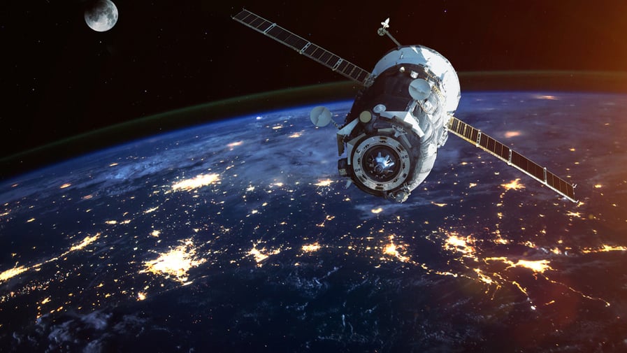 satellite in space