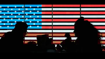 American digital flag