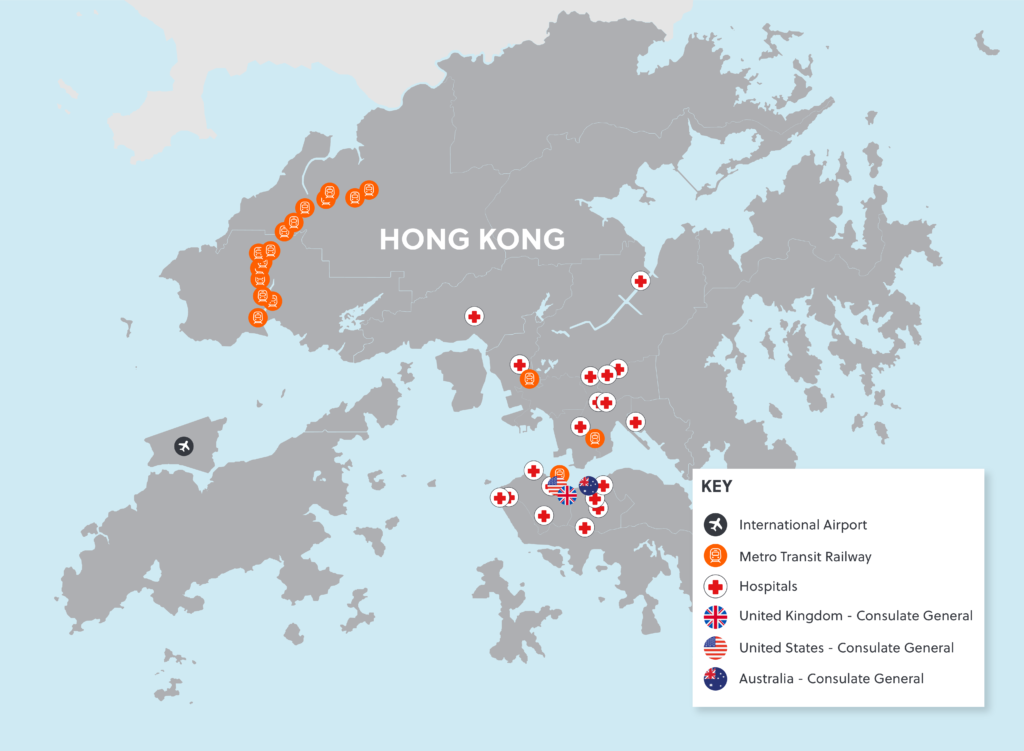 Hong Kong Violence Map