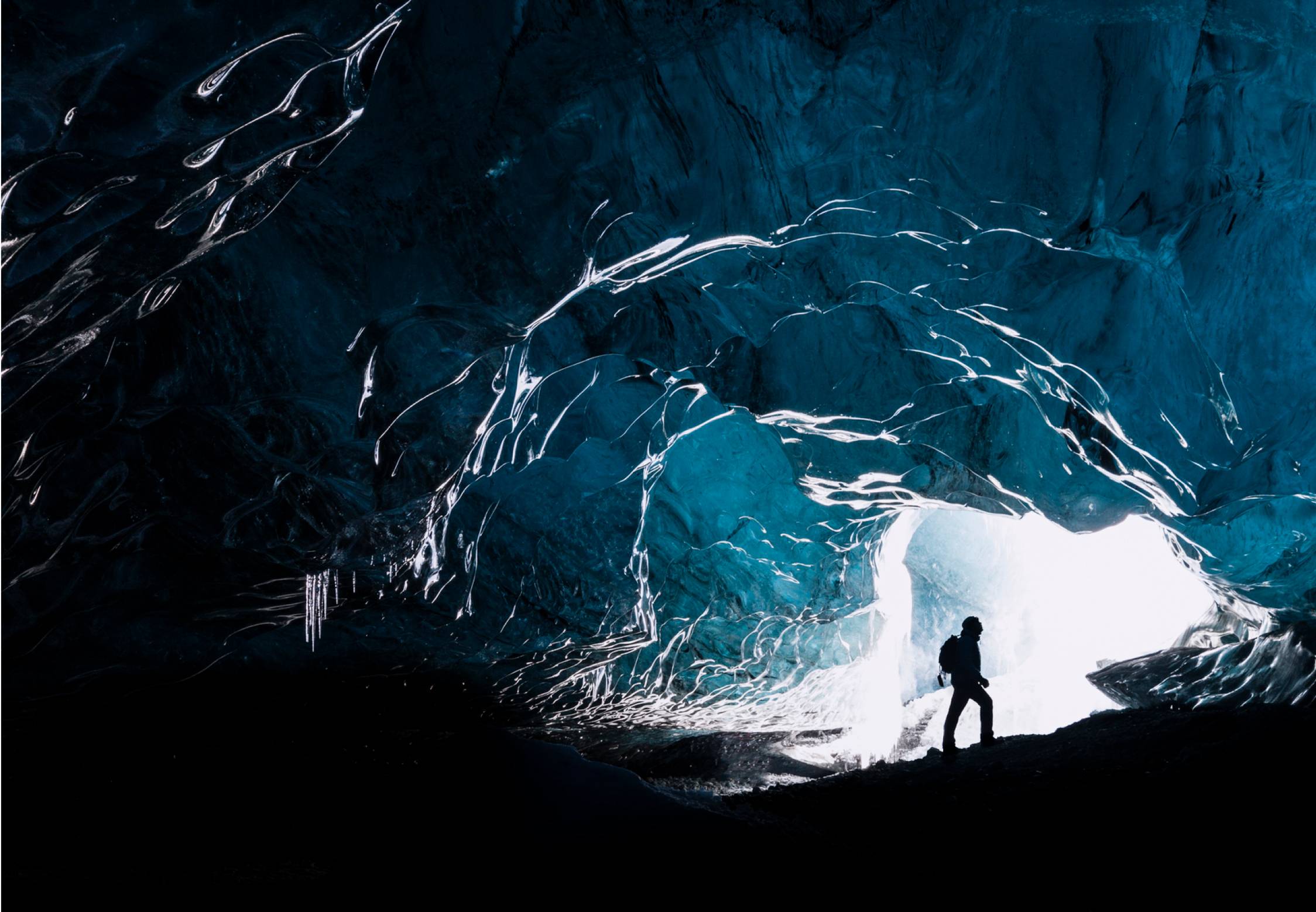 explorer-in-cave